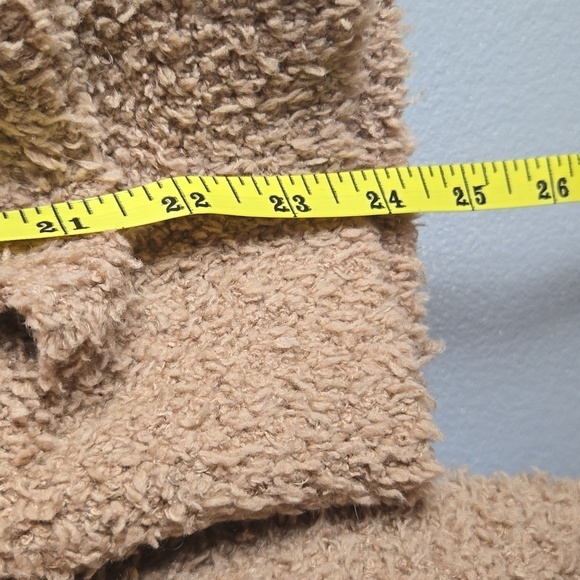 SKIMS Cozy Knit Lounge Zip Up Hoodie Camel Brown-Size 2x/3x - Picture 12 of 14